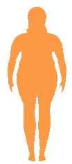Silhouette — obesity I–II